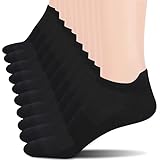 Cozi Foot 10 Pairs Women Ankle Socks Thin Soft Athletic Low Cut Socks With Tab (Shoe Size: 9-11, C02-Black)