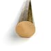 360 Brass Round Rod, Unpolished (Mill) Finish, H02 Temper, ASTM B16, 0.125" Diameter, 12" Length