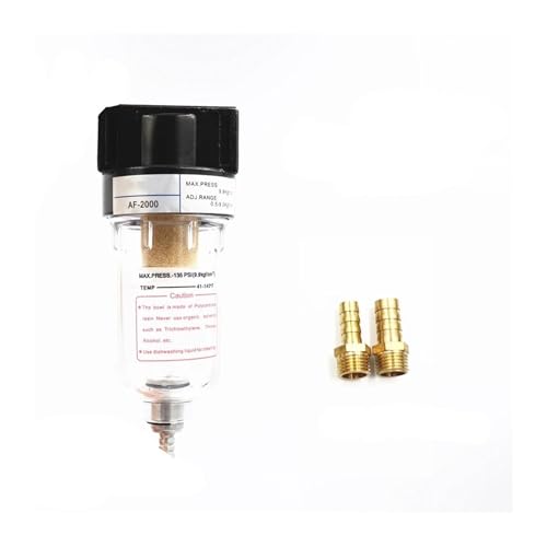 Filtro de aire 1/4 AF2000 regulador para compresor con purificador de agua y aceite