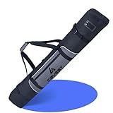 cavest Bolsa de esquis Acolchada Impermeable, Reforzada de 1,70 y 1,90, Funda esquis y Bastones. (1,90m)