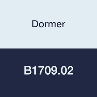 Dormer B1709.02 Centesimal Reamer, Bright, HSS-E, Head Diameter 9.02 mm, Flute Length 36 mm, Full Length 125 mm