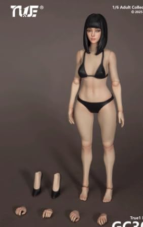 Amazon | [AC]True1Toys 1/6 関節可動女性人形 GC3025 薄小麦肌 可動