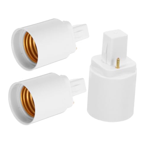 DIYEAH Adaptateur D'ampoule G24d À E27 À L'adaptateur À 2 Broches À 2 Broches Convertisseur LED Adaptateur De Bouche De Socket LED Pour Office Store Et Utilisation De La Maison