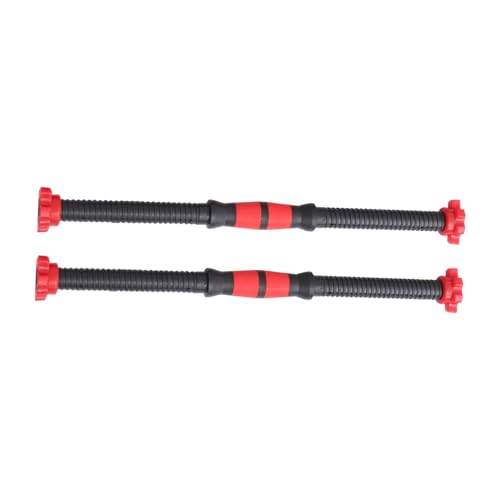 ifundom 2pcs Dumbbell Bars 50cm Gym Clips Barbell Handles Weight Lifting Spinlock Collar Set Nuts for Barbells Dumbbell Bar Random