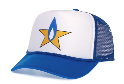 Posse Comitatus Strickland Propane Hat Printed Hank Hill Trucker Cap Adult Multi (Polyester, Royal/White)