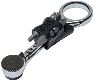 Klein Tools 65200MAG Slim-Profile Magnetic Mini Ratchet, 90-Tooth...