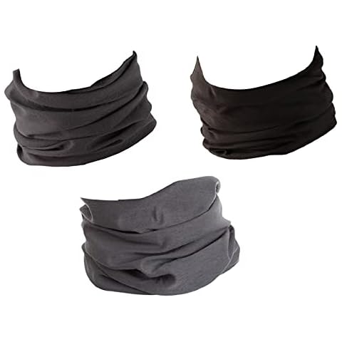 Hilltop Lot de 3 écharpes multifonctions Cover