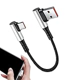 USB C -Ladekabel - Langlebiger Kurzes USB -Kabel | Schneller USSB -Ladekabel Vom Typ C | 90 Grad...