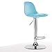 novi Chaise de Bar, Chaise de Bar réglable en Hauteur pivotante, avec Dossier, Cuir givré PU, Chaise de Bar Dossier Repose-Pieds Simple et élégante, Tabouret de Bar à Domicile