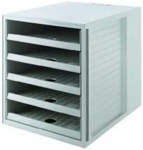 Cassettiera IMPULS HAN In Polistirolo Con 4 Cassetti Chiusi Grigio Traslucente Chiaro 1013 63 4012473101838