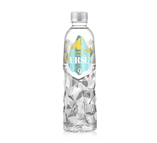 Ursu9 Natural Alkaline Mineral Water - 6 x 500ml | Ph9 | Naturally High in Calcium | Enhanced Hydration & Muscular Recovery | Supports Dental Health, Heart & Diabetes Care | CR7 Inspired