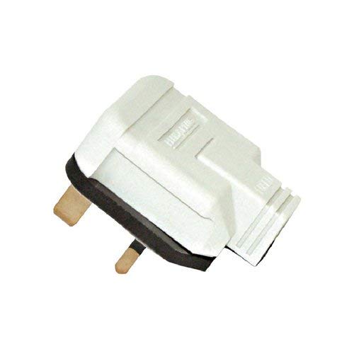 Permaplug White Mains UK Heavy Duty Plug UK Top 13A 13 Amp Fused 3 Pin(1pcs)