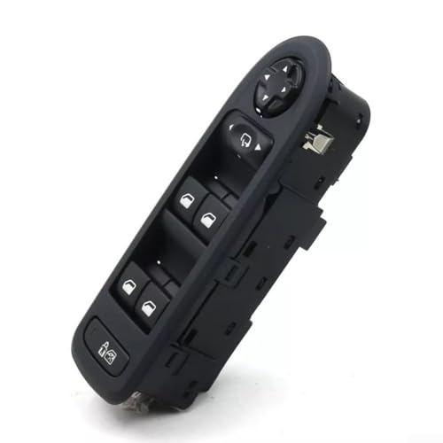 Interrupteur de lève-vitre électrique C5 commande régulateur verre 98054506ZD noir