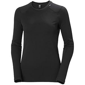 Helly Hansen Women’s W LIFA Merino Midweight Crew Ls Baselayer (Pack of 1)
