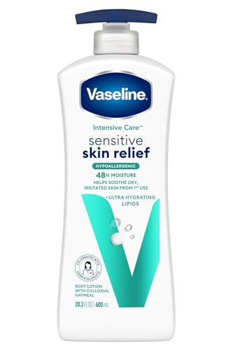 Image of Vaseline, Sensitive Skin Relief Body Lotion, 20.3 Fl Oz