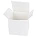 LaRibbons 20Pcs Recycled Gift Boxes - 6 x 6 x 6 inches White Paper Box Kraft Cardboard Boxes with Lids for Party, Wedding, Gift Wrap