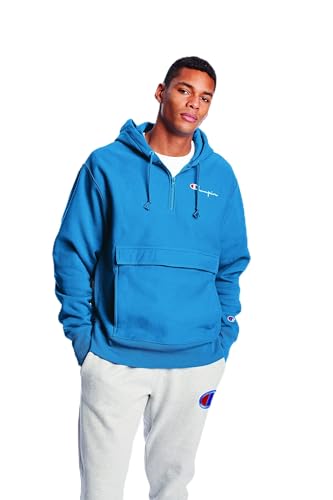 Image of Champion Men's Reverse Weave Anorak With 1 /4 Zip Hood