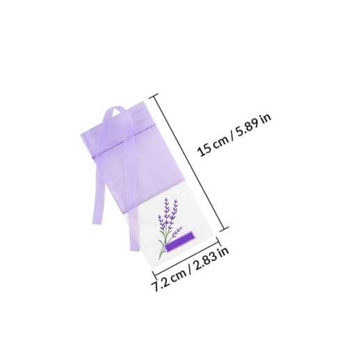 Bolsitas sachet de algodón lavanda 24 pcs para aroma miniatura 2