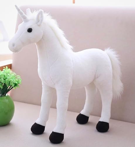 Image of Tickles Magical Unicorn Soft Stuffed Plush Animal Toy for Kids Boys & Girls Birthday Gift (Size: 40 cm, Color: White)
