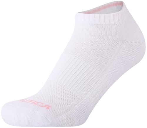Image of Nautica Womens Low Cut Socks - 12 Pack Breathable Mesh Cushioned Athletic Performance No Show Socks for Women