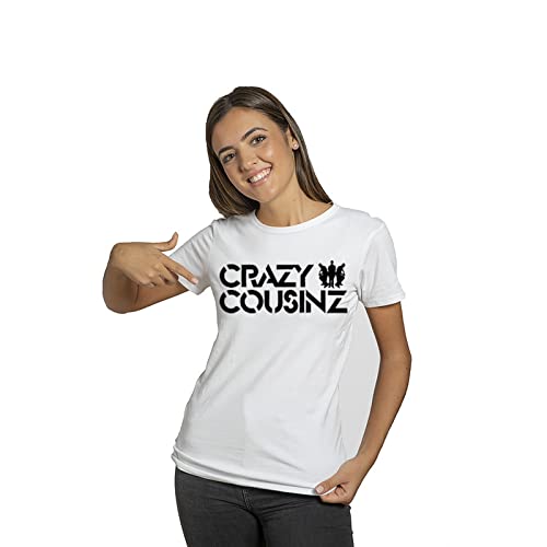 Image of Feel Good Crazy Cousins Family Matching Cotton Multi Colored Printed T-Shirt