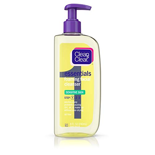 Clean & Clear Foaming Facial Cleanser for Sensitive Skin 235 ml