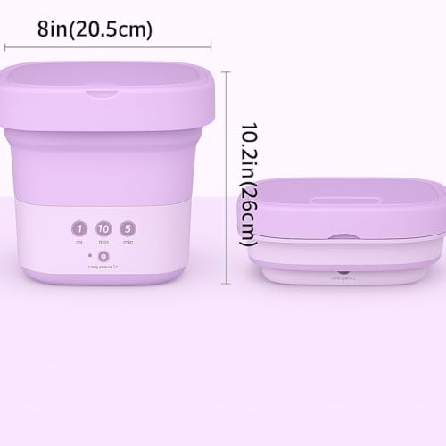 Image of SeMi AuToMaTiC FoLdInG SmAlL MiNi WaShInG MaChInE WiTh DrYeR DeEp CLeAnInG FoR UnDeRwEaR WaShINg MaChInE SeMi AuToMaTiC UV7