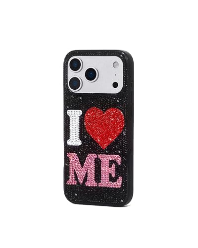Image of JW PEI I Love Me Artificial Crystal Phone Case - Black