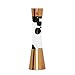 Produktbild Elegante Lavalampe in Kupfer Schwarz 39cm inkl. Leuchtmittel Kabelschalter Retro Lampe Magmaleuchte SANDRO