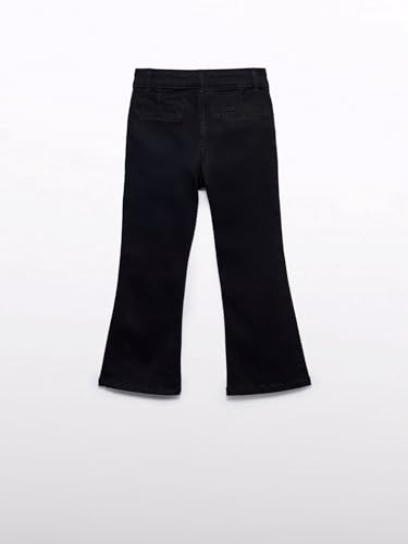 Abel & Lula Flare Denim Trouser for Girls Black2