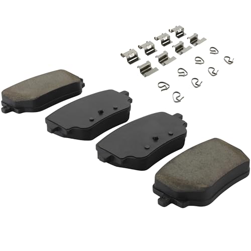 Image of QUALITY-BUILT Rear Ceramic Brake Pads, Premium 1001-2271C, Compatible with 2019-2022 Mercedes-Benz (A220,A35 AMG,A45 AMG S,CLA250,CLA35 AMG,CLA45 AMG,GLA250,GLA35 AMG,GLA45 AMG,GLB250,GLB35 AMG)