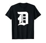 Detroit Old English D - Tshirt T-Shirt