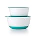 OXO Tot Small & Large Bowl Set with Snap On Lids - Teal