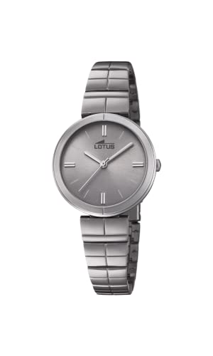 Montre femme Lotus analogique en acier gris 18433/1
