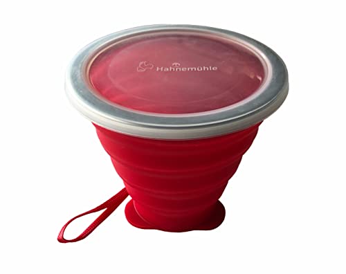 Hahnemuhle Foldable Painting Cup Red