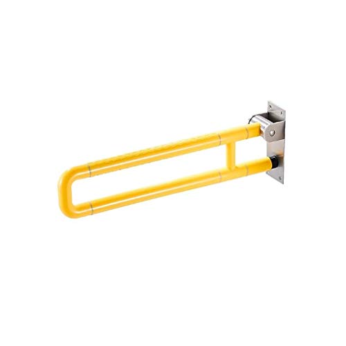 CCKUYT Manijas de ducha, pasamanos Asideros para bañeras y duchas, Pasamanos plegables de acero inoxidable para inodoros, soporte de pared de baño, mango de soporte antideslizante para personas