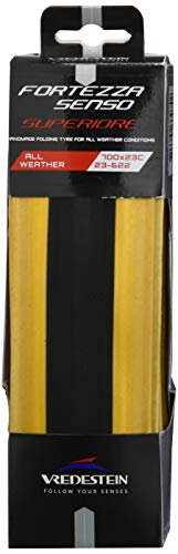 VREDESTEIN Unisex Fortezza Senso Superiore All Weather – Cubiertas para Bicicleta, Unisex, Fortezza Senso Superiore All Weather, Transparente