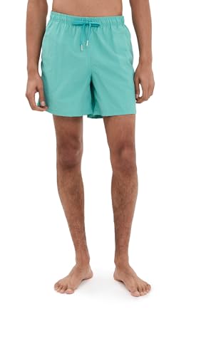 Bather Men's Solid Teal Swim Trunks 5