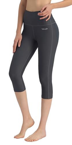 Image of Ubestyle UPF 50+ High Waist Women's Yoga Capri Leggings Swimming Tights Sun Protective