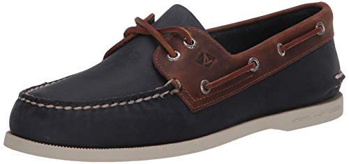 Image of Sperry Men's Leeward Suede 1-Eye Boat Shoe