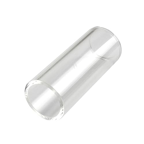 VICASKY ガラス製 フィンガースライドバー ギター用 スライド バー 弦楽器アクセサリー 軽量で持ち運び便利 クリアなサウンド対応 ス ジャズ アコースティックギター バンジョー ウクレレ演奏に適サ