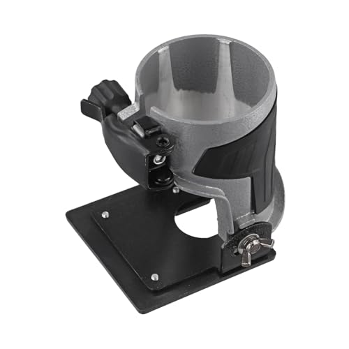 BlissfulAbode Enrutador eléctrico de madera con base inclinable para carpintería, construcción de metal, no requiere pilas, medición manual