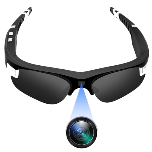 JIE Lunettes De Soleil Caméra Lunettes De Caméra, Lunettes De Soleil Polarisées Antidérapantes