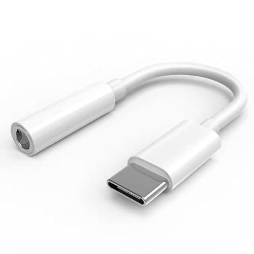 USB Type C to 3.5mm Female Headphone Jack Adapter USB C to Aux Audio Cable Cord Type C to 3.5mm Audio Adapter Compatible with Samsung Galaxy S22 S21 S20 Ultra S10 S9 Plus Note 20 10 iPad Pro MacBook