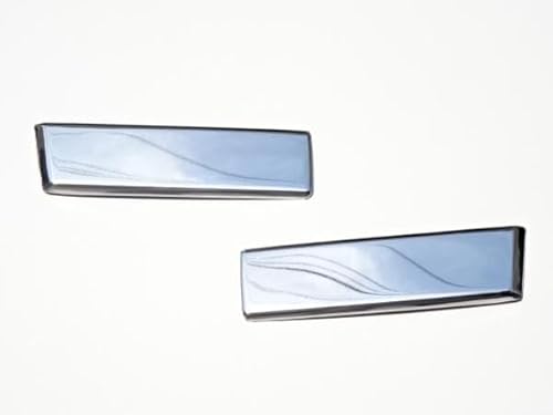 【パーツヤードオンリーワン】トヨタ用 エスティマ 50系 3rd グリル パネルカバー ステンレス メッキ フロントバンパー ロアグリル ガーニッシュ 2p b4230