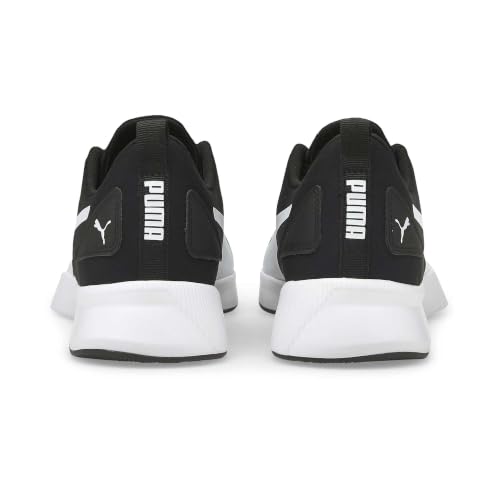 Image of PUMA Unisex Flyer Runner MESH Running Shoe, Black White, 3.5 UK