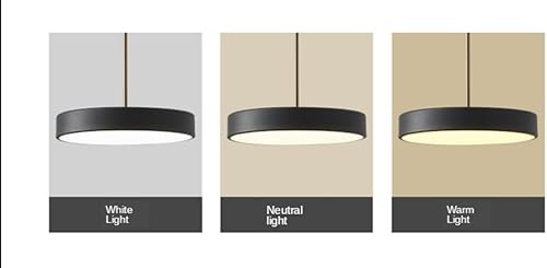 Miniatura 3 de ZHYH - Luces colgantes LED para cocina hogar sala de estar lámpara colgante para mesita de noche dormitorio restaurante cafetería color un color