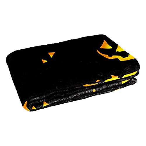 Couverture citrouille douce plaid chaud jeté de lit canapé camping plage 150x100 - 3