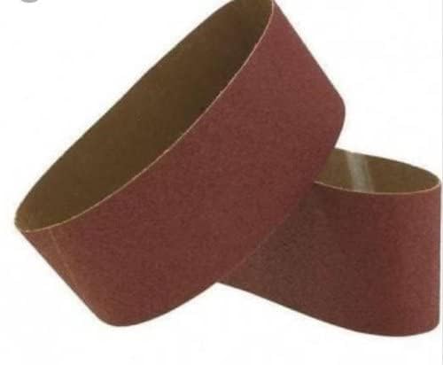 Image of B.K.Jagan and Co B K JAGAN & CO Sanding Belts 610 X 100mm(Pack of 2)(Grit 80),Zirconia Alumina,Brown