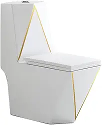 Vaso Sanitário Acoplado (monobloco) Imperial Diamond Gold